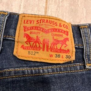 Levi's Slim Straight Blue Jeans